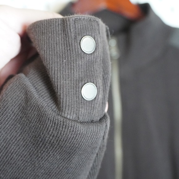 Hawke & Co Outfiters Mens Full Zip Bomber Jacket Brown Faux Fur Lined Size XL - Picture 3 of 9